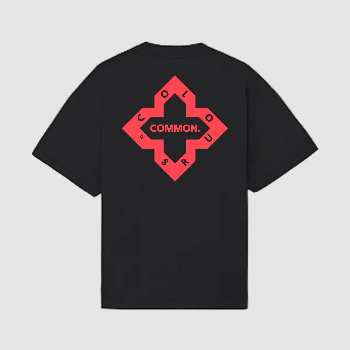 Black 'Logo' Print T-Shirt