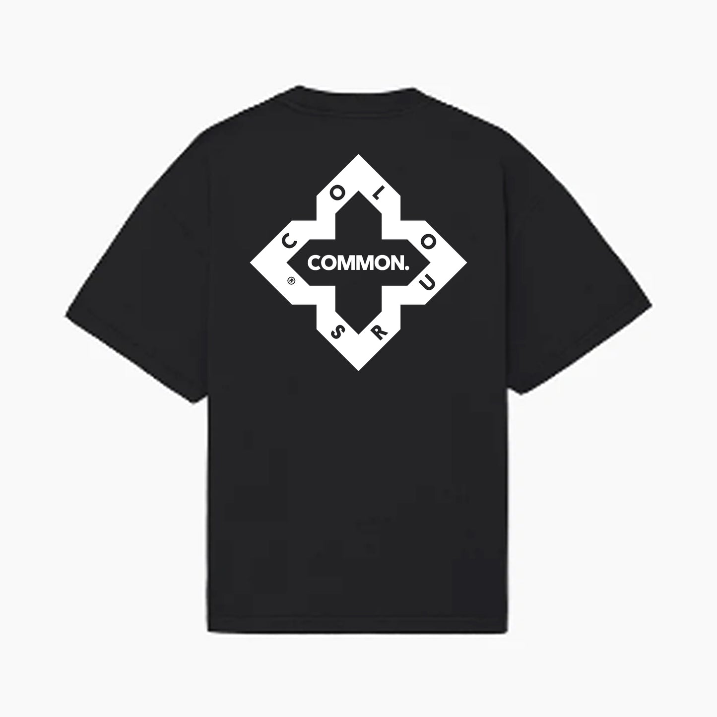Black 'Logo' Print T-Shirt