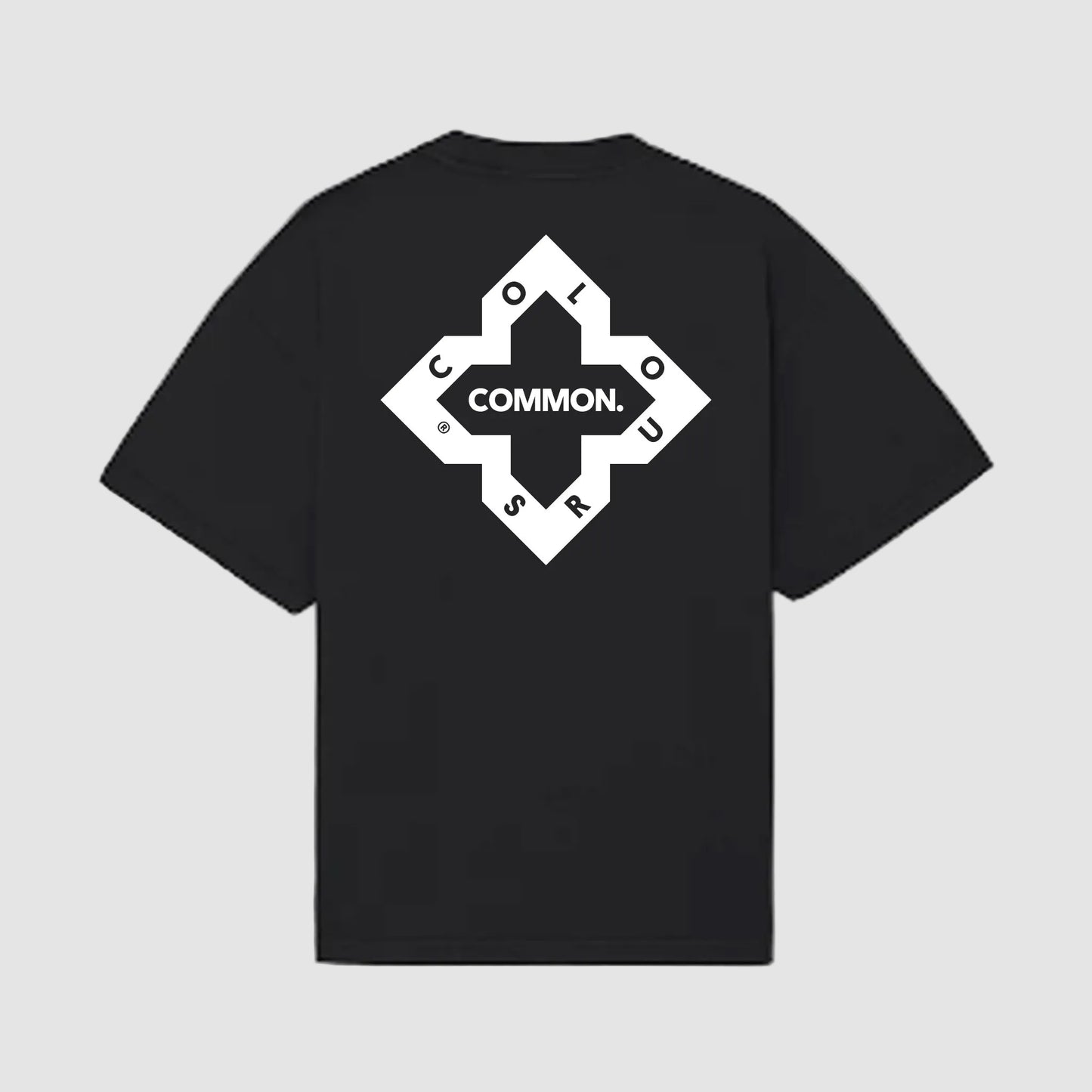 Black 'Logo' Print T-Shirt