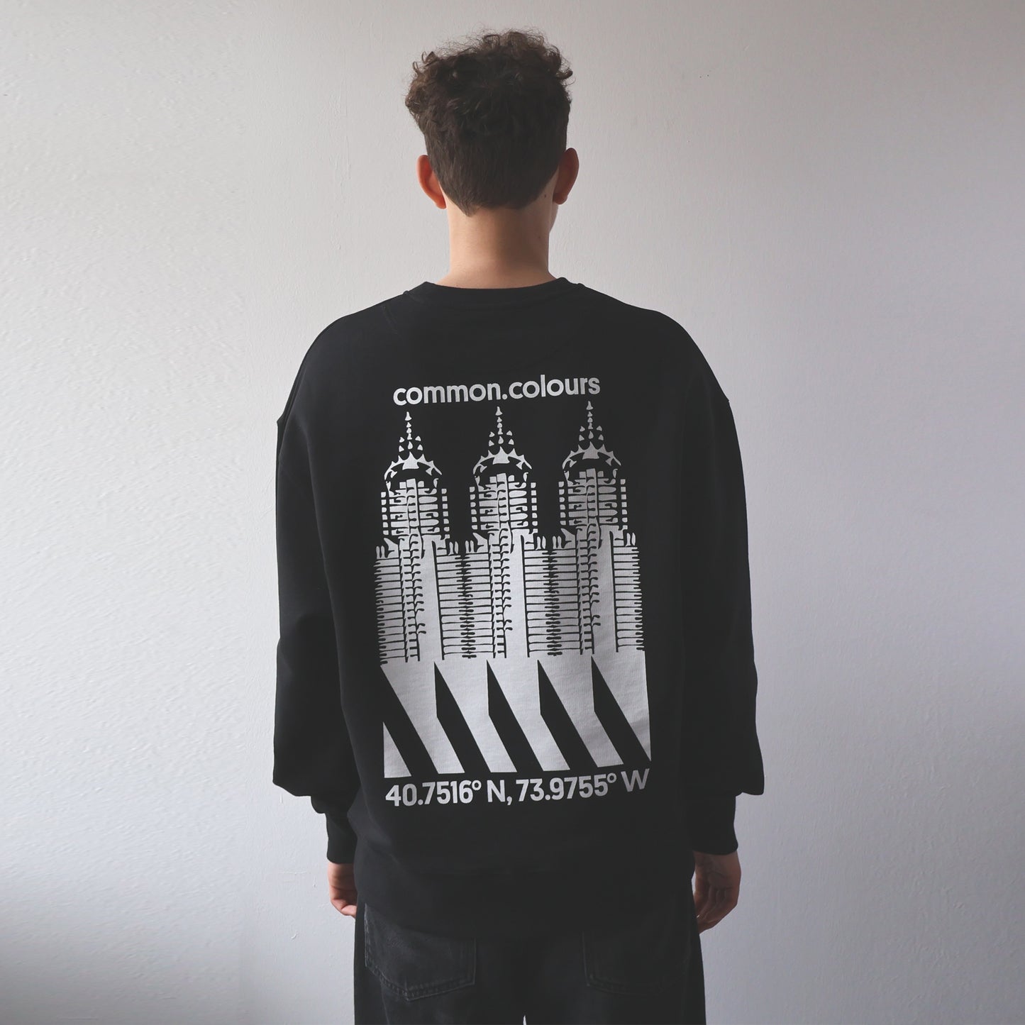 Double Print Sweatshirt With Coordinates