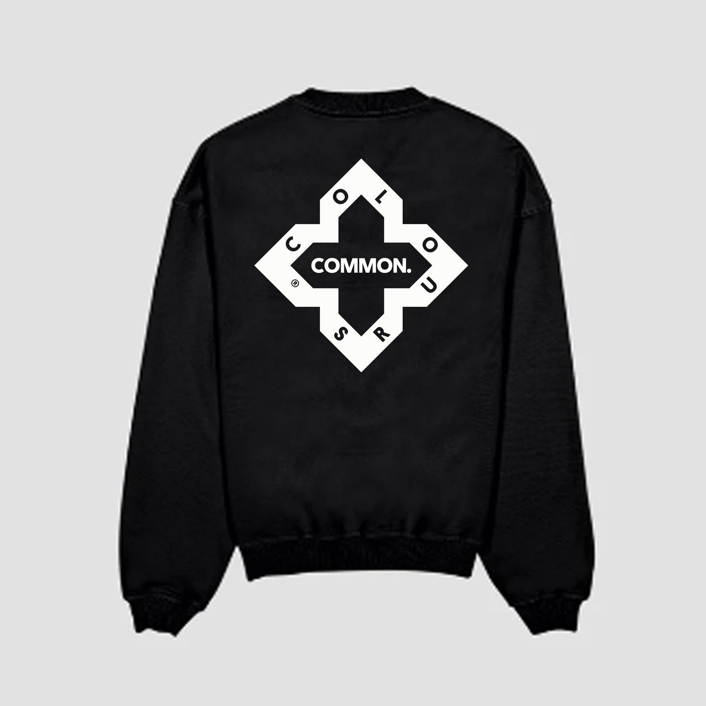 Black 'Logo' Print Sweatshirt