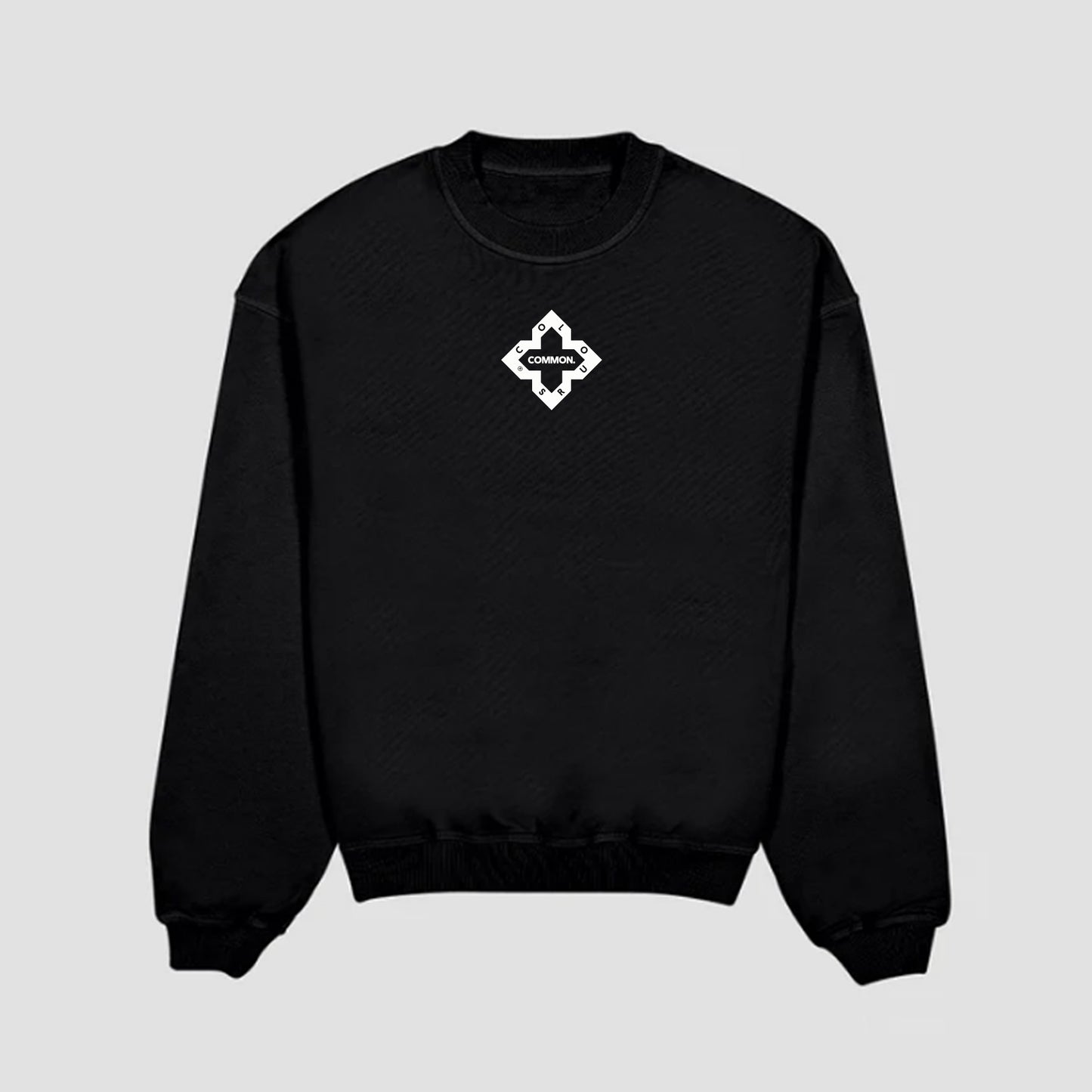 Black 'Logo' Print Sweatshirt