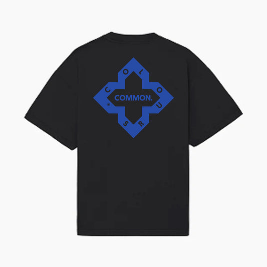 Black 'Logo' Print T-Shirt