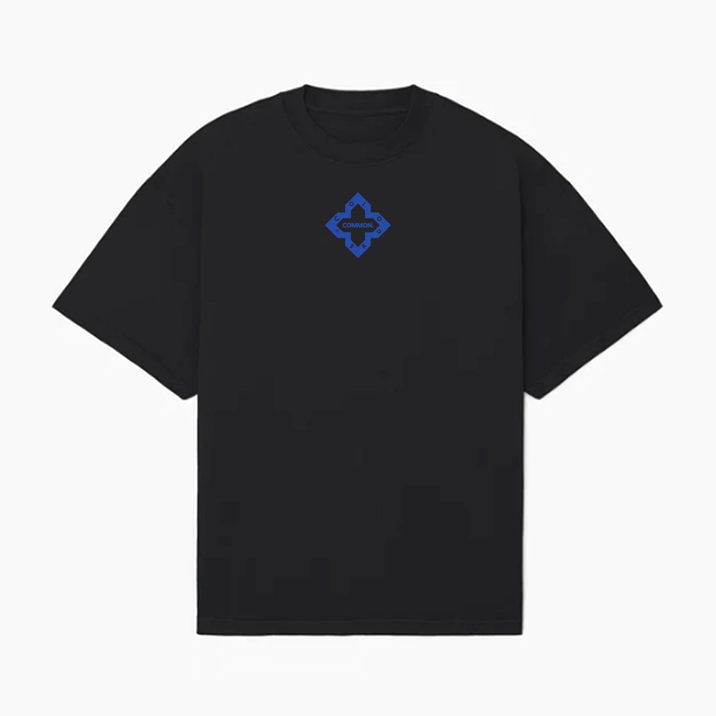 Black 'Logo' Print T-Shirt