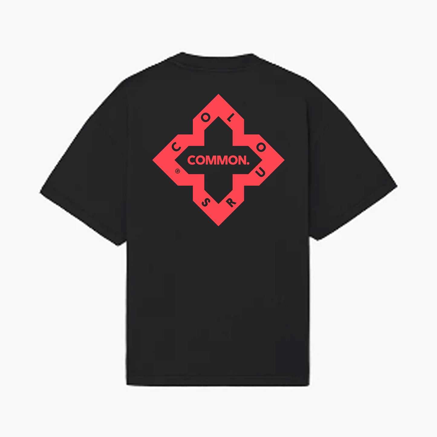 Black 'Logo' Print T-Shirt