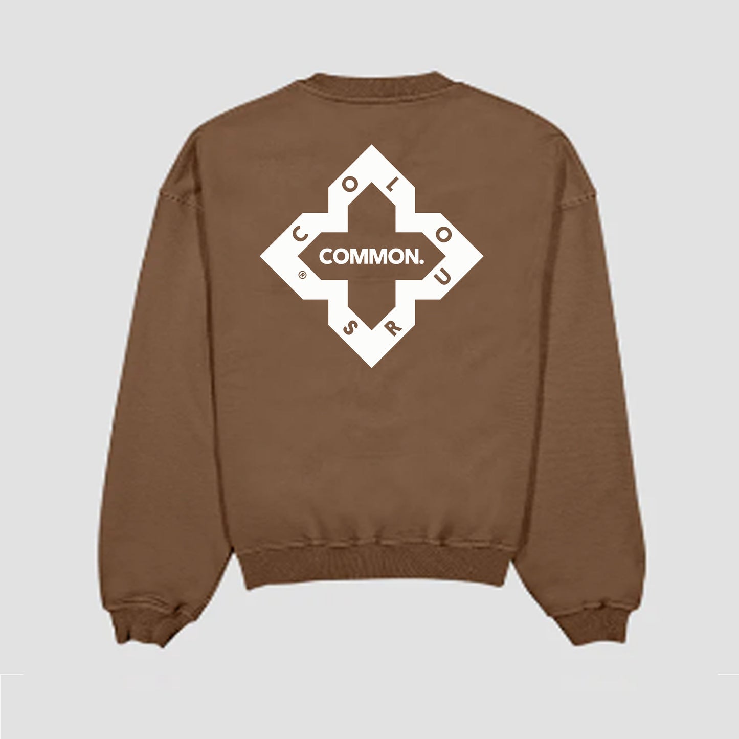 (PRE-ORDER) - Brown 'Logo' Print Sweatshirt - DELIVERY 4-5 WEEKS