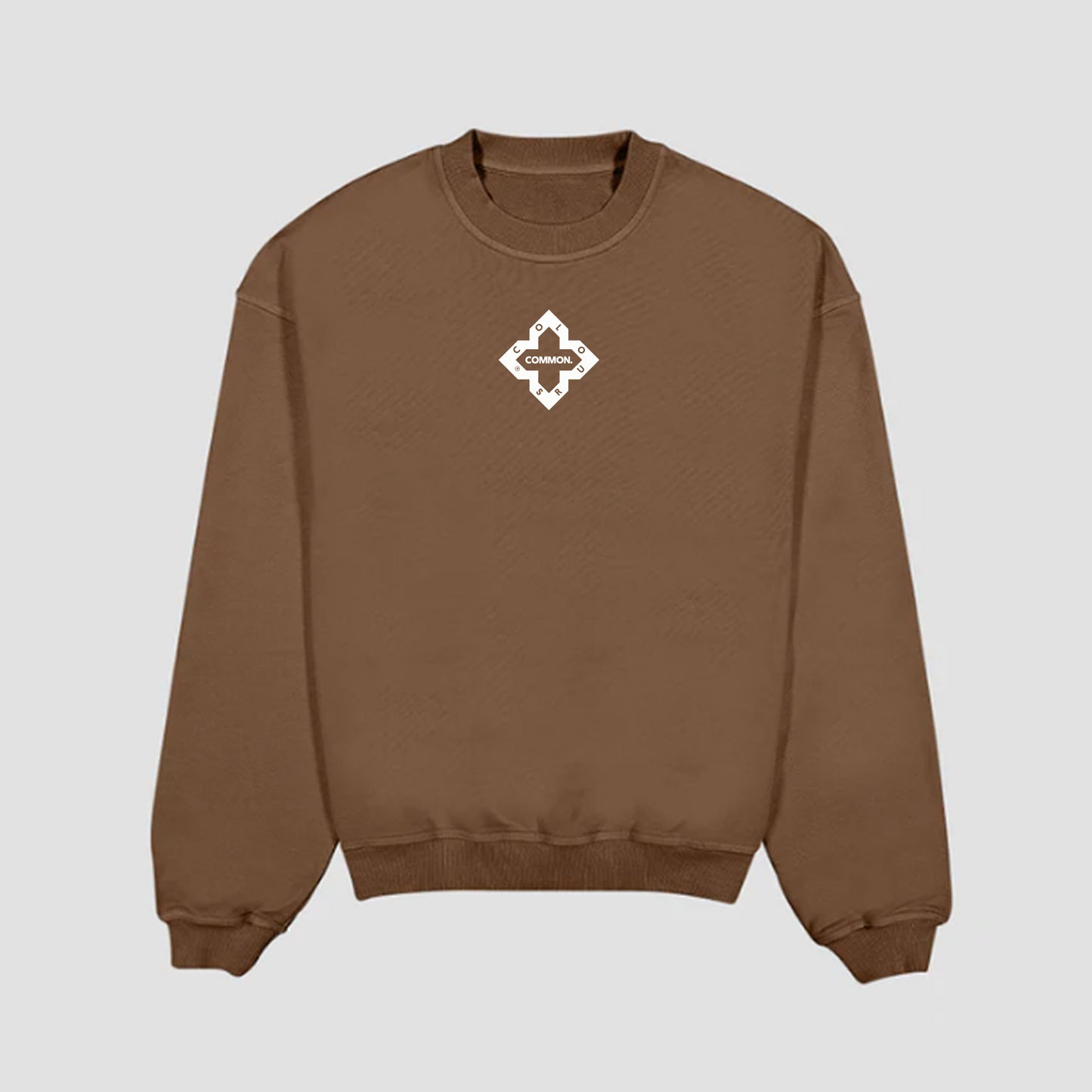 (PRE-ORDER) - Brown 'Logo' Print Sweatshirt - DELIVERY 4-5 WEEKS