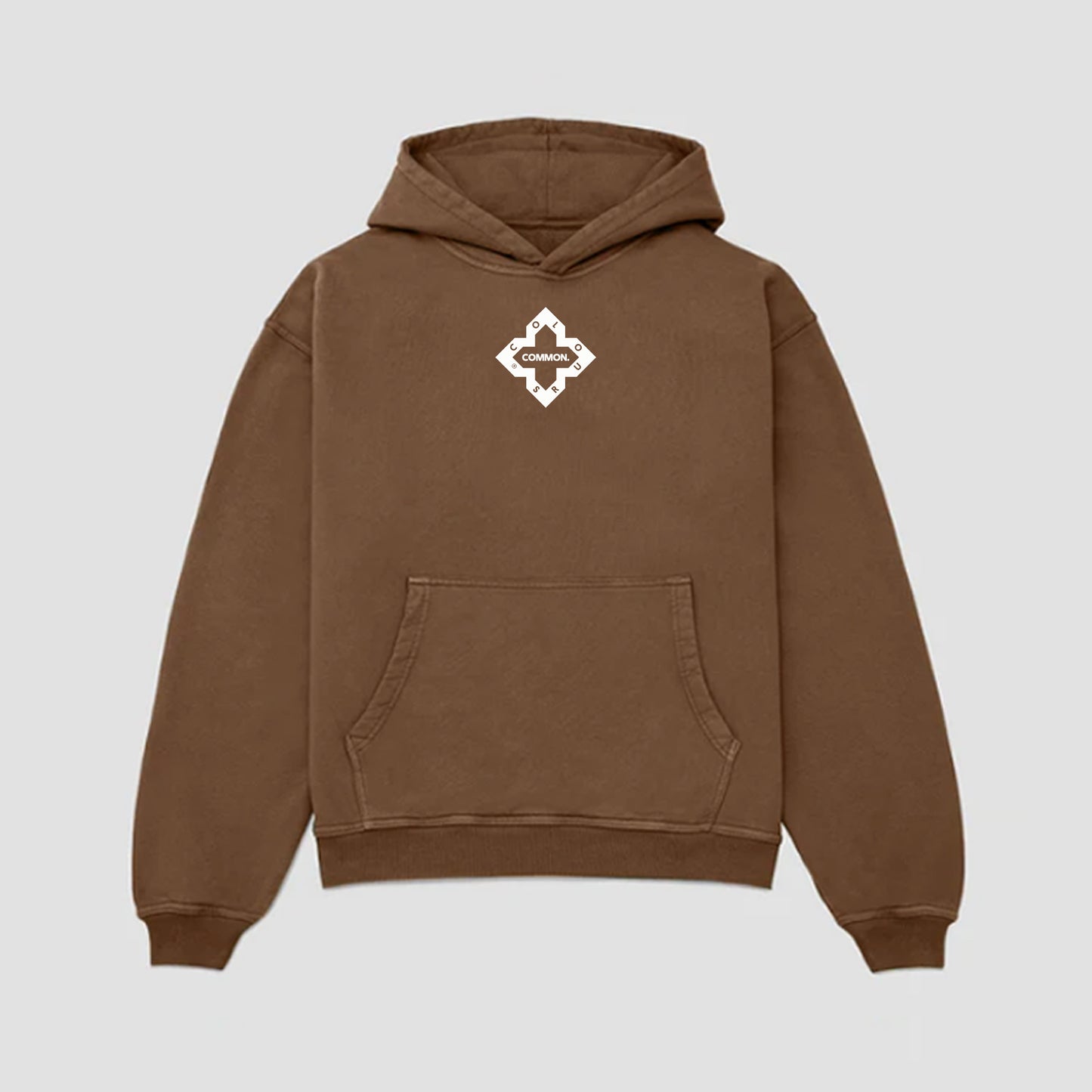 (PRE-ORDER) - Brown 'Logo' Print Hoodie - DELIVERY 4-5 WEEKS