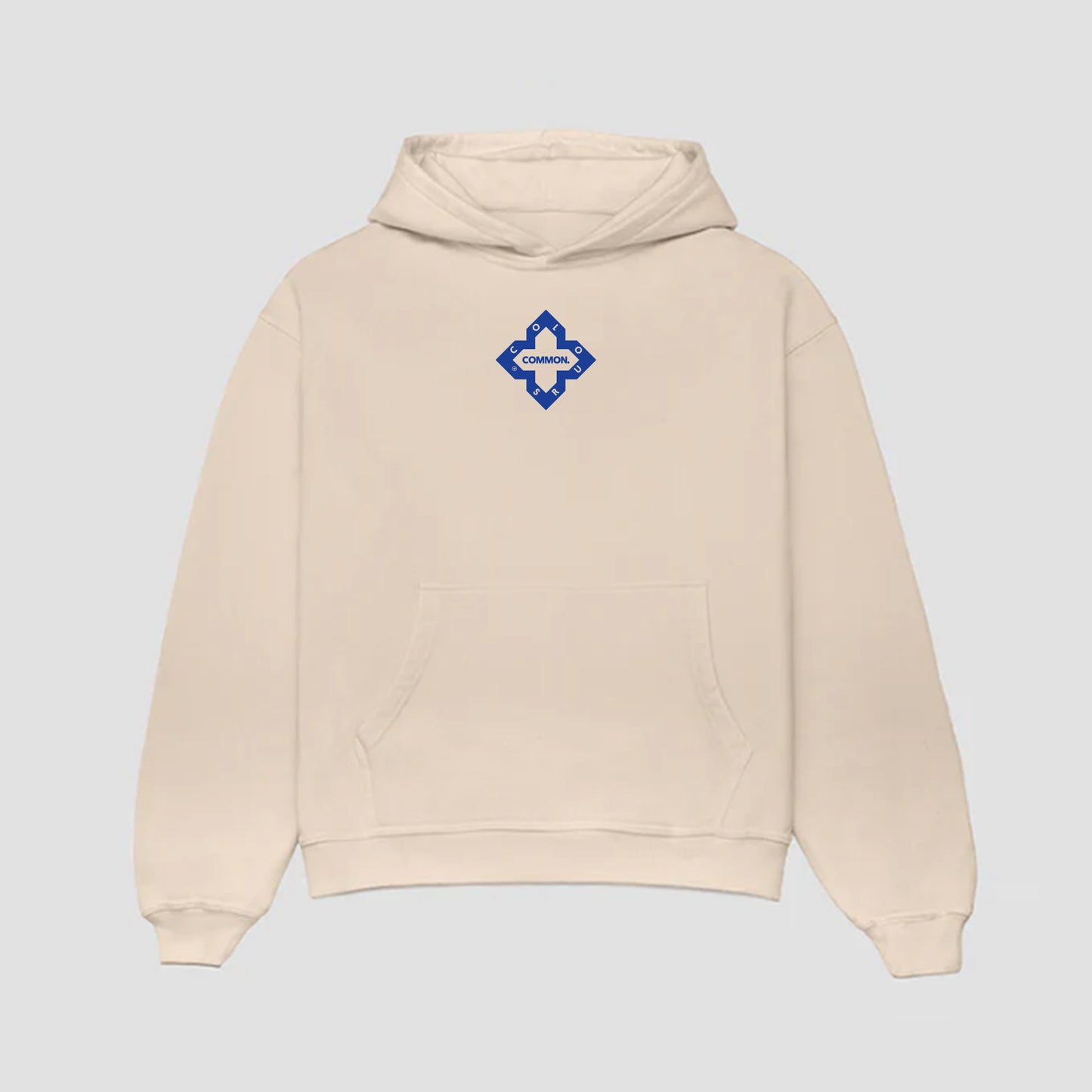 (PRE-ORDER) - Beige 'Logo' Print Hoodie - DELIVERY 4-5 WEEKS