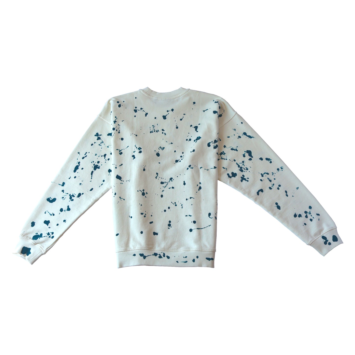 One-of-a-kind Hand Applied Paint Splatter Sweatshirt