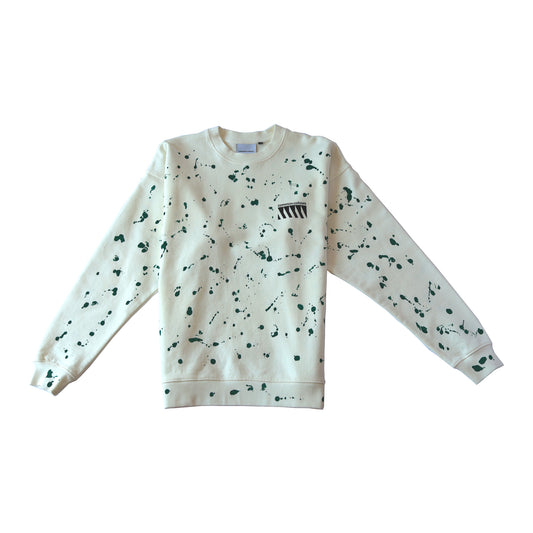 Hand Applied Paint Splatter Sweatshirt