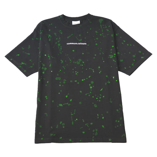 Paint Splatter T-Shirt with Embroidered Logo